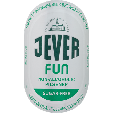 Jever Fun - Pilsener Suikervrij & Alcoholvrij 0.5% - Fles - 330ML