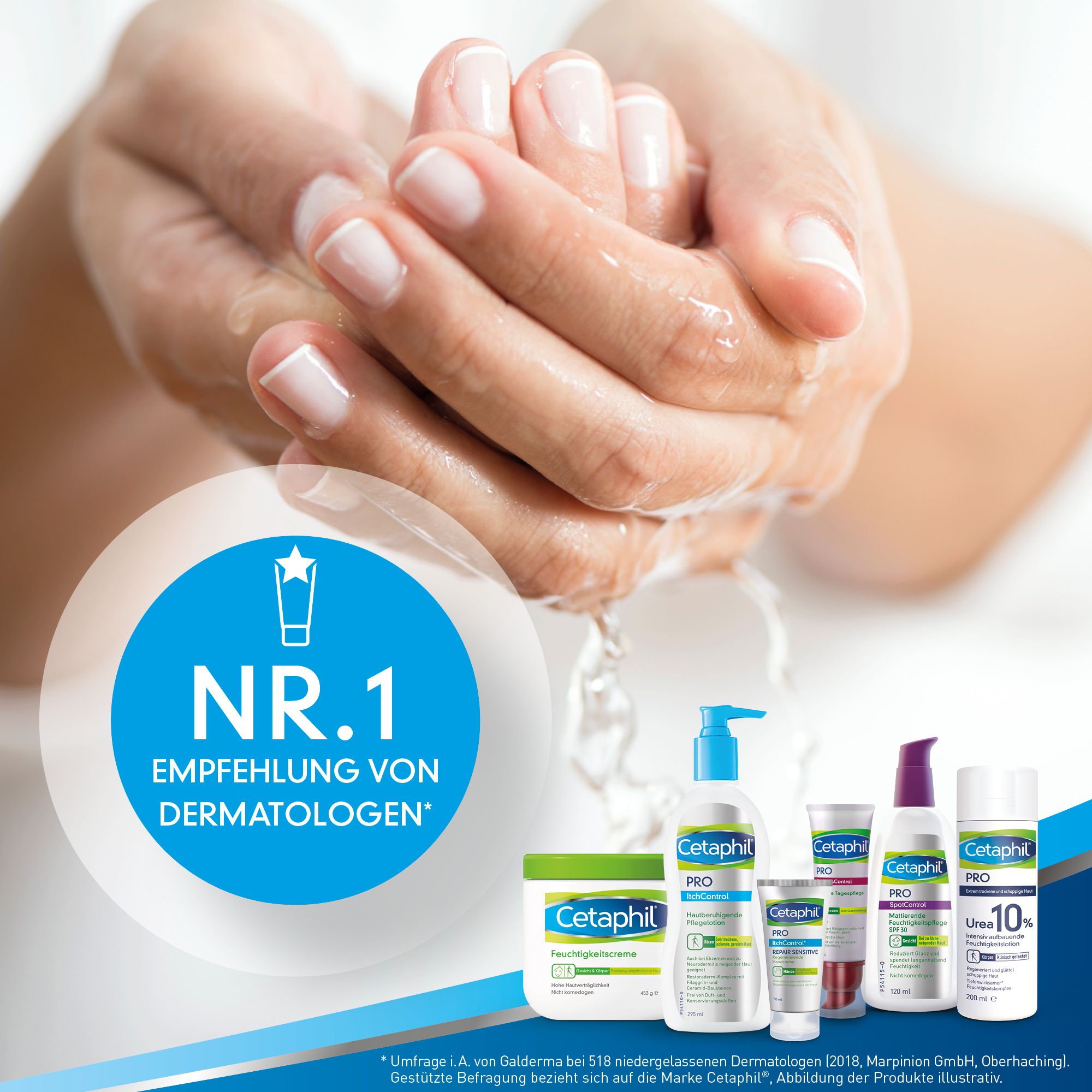 CETAPHIL PRO ItchControl Clean Extra milde Handreinigung für strapazierte Hände