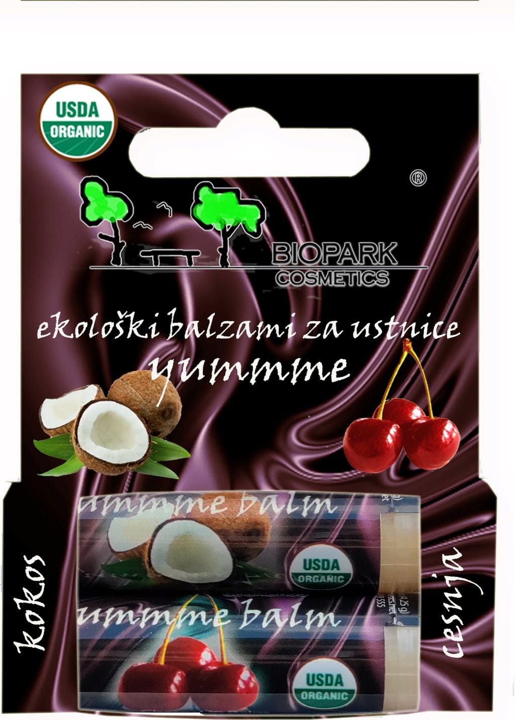 Biopark Cosmetics  Yumme Set, Coconut & Cherry