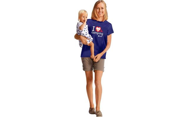 Berger Kinder-T-Shirt I Love Camping