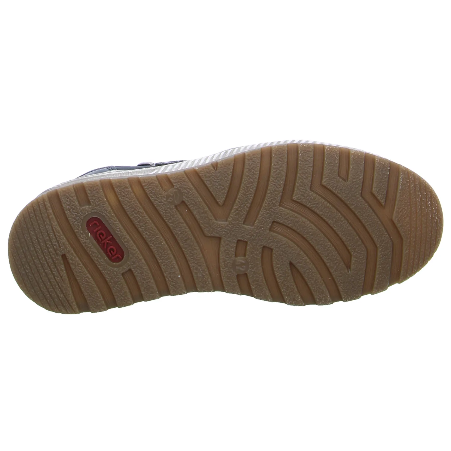 RIEKER Halbschuhe Sneaker Blau Leder