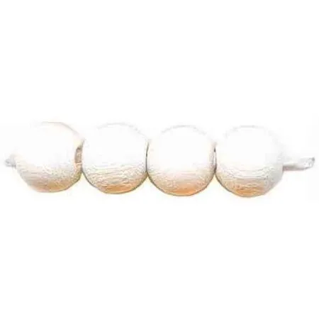 Glorex Holzperlen Weiß, 10 mm, 47 Stück