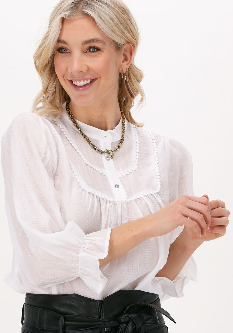 CO\\'COUTURE witte co'couture blouse lisissa blouse