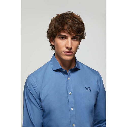 Polo Club - BLOCK FRAME MKT OXFORD SHIRT Azul