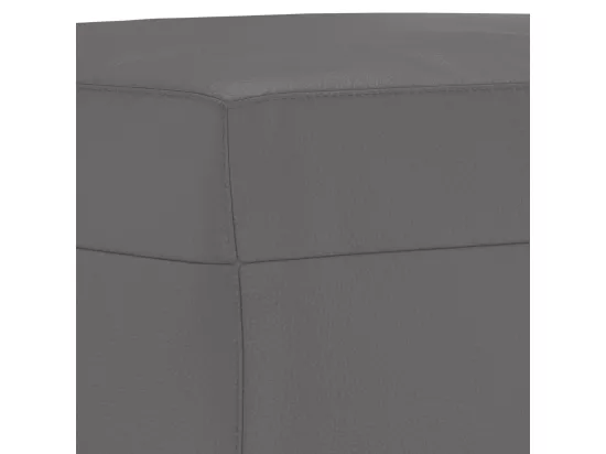 Repose-pied Gris 60x50x41 cm Similicuir