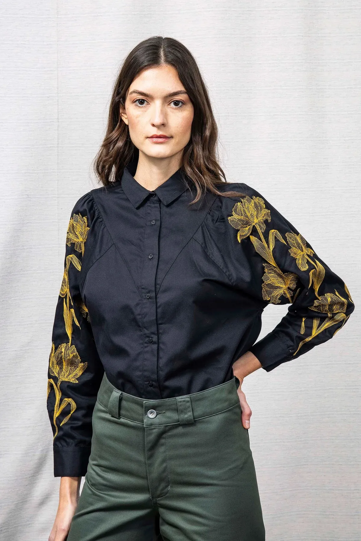 Chemise Donata Flores Misericordia