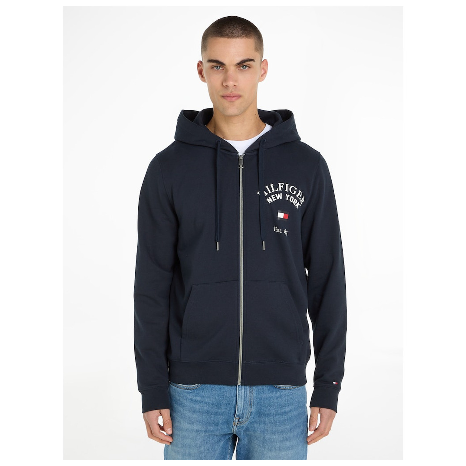 Tommy Hilfiger WCC ARCHED VARSITY ZIP THRU