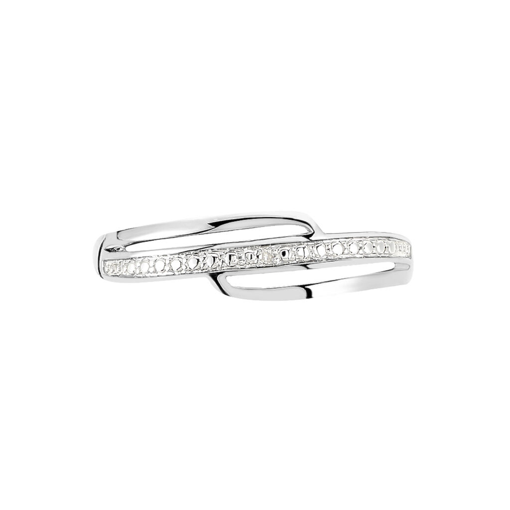 Bague Solena Or Blanc Diamant