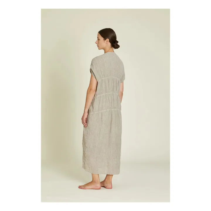 Black Crane Robe Gem Lin | Gris clair