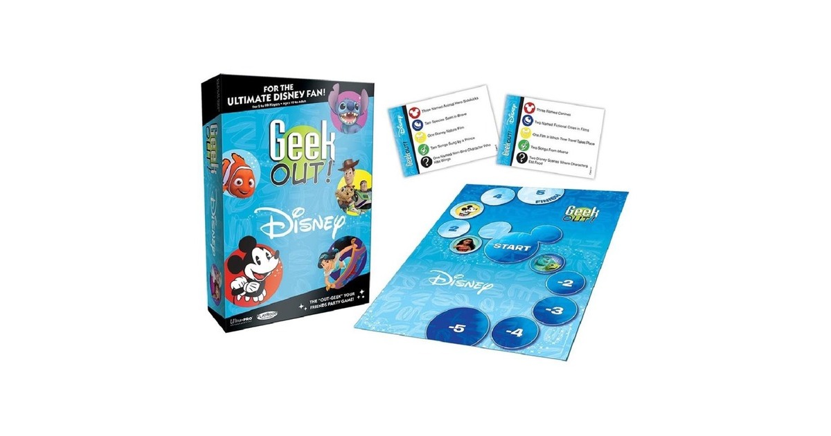 European Player NetworkGeek Out! Disney Kaartspel  (Engels, 2 - 99 spelers, 30 minuten, Vanaf 10 jaar)