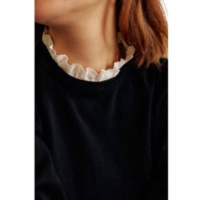 Pull femme Aubine NOIR LA PETITE ETOILE