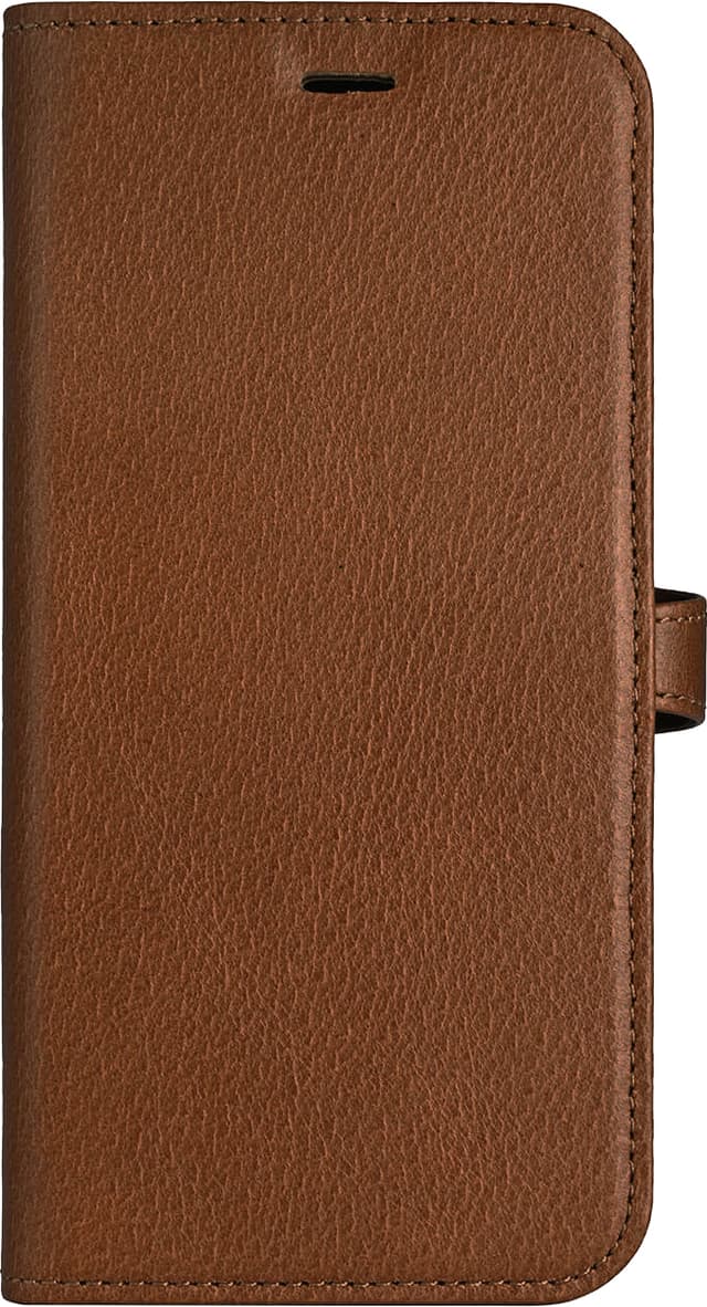 Buffalo iPhone 16 Pro 2in1 Leather MagSeries pungetui (brun)