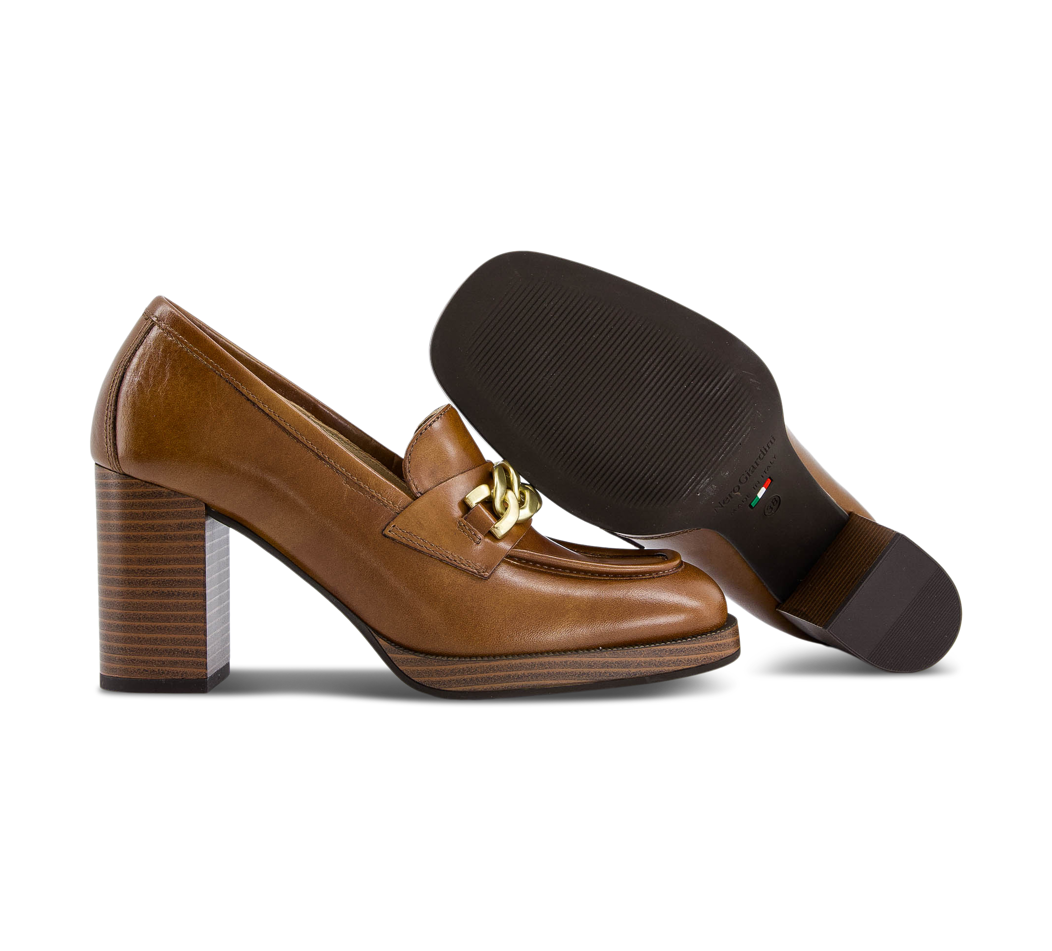 Nero Giardini Plateaupumps braun