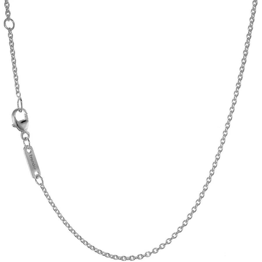 trendor Silberkette mit Amor silver
