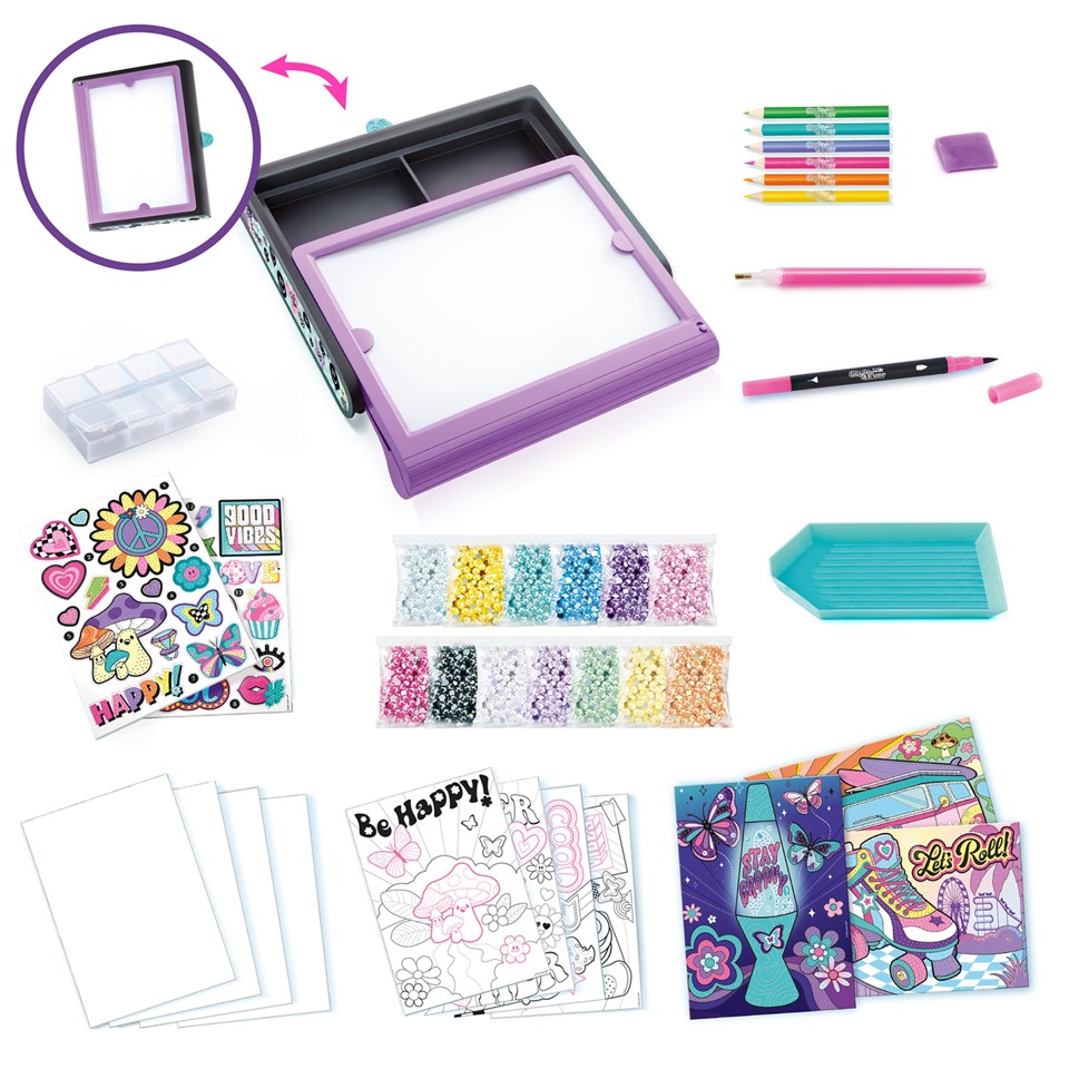 Style 4 Ever - Diamond Art 3-i-1 Etui med LED-Lys