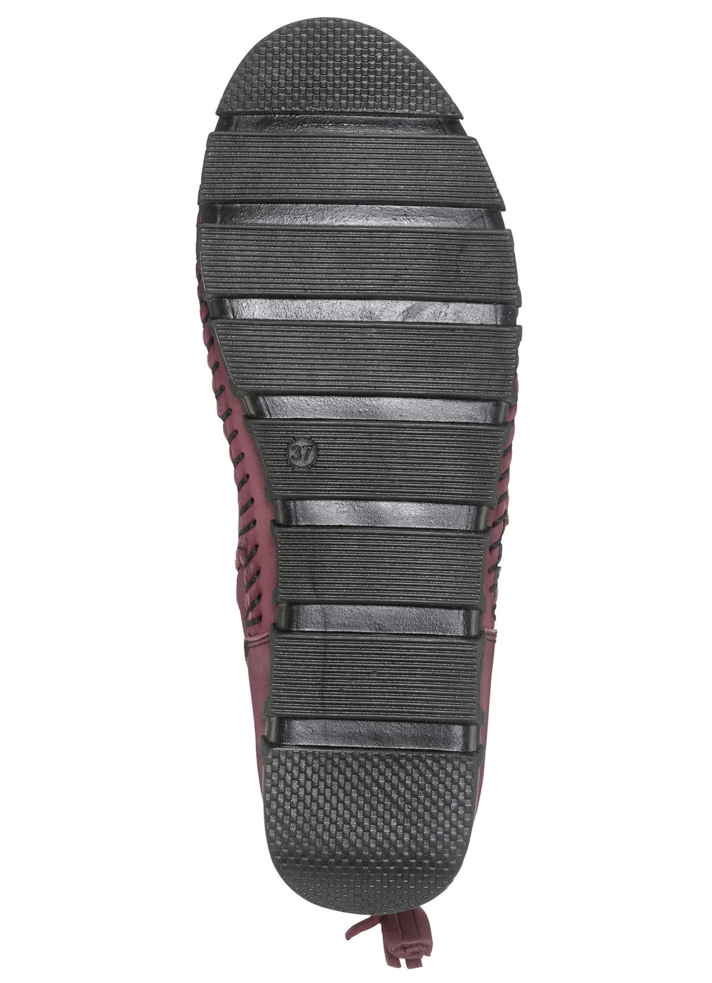 Gemini Mokassin-Stiefelette aus Rind-Nappaleder mit Knitter-Struktur