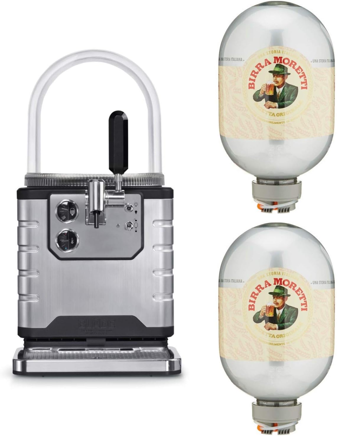 Bundle Blade Bier Zapfanlage + 2x Birra Moretti Blade 8l Fass