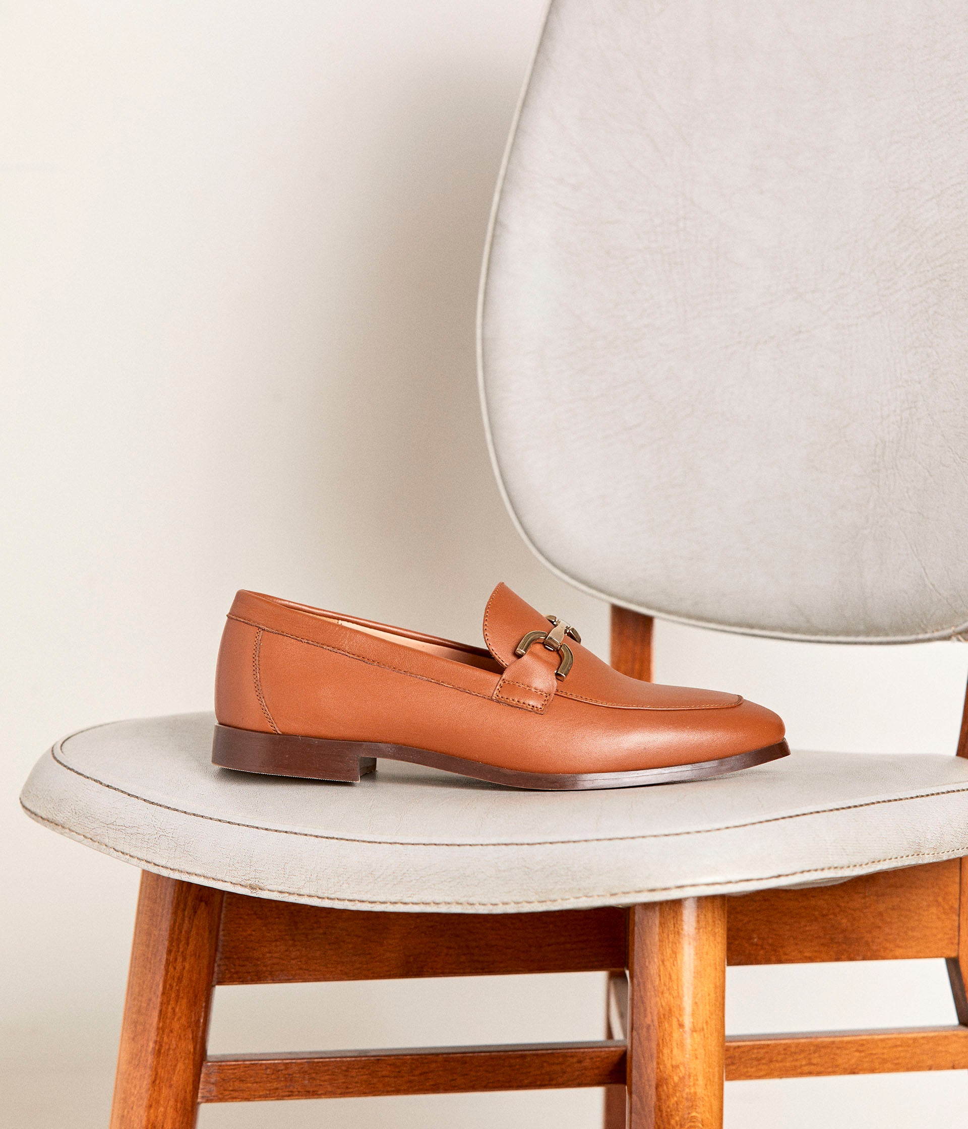 Mocassins cuir cognac Nelia