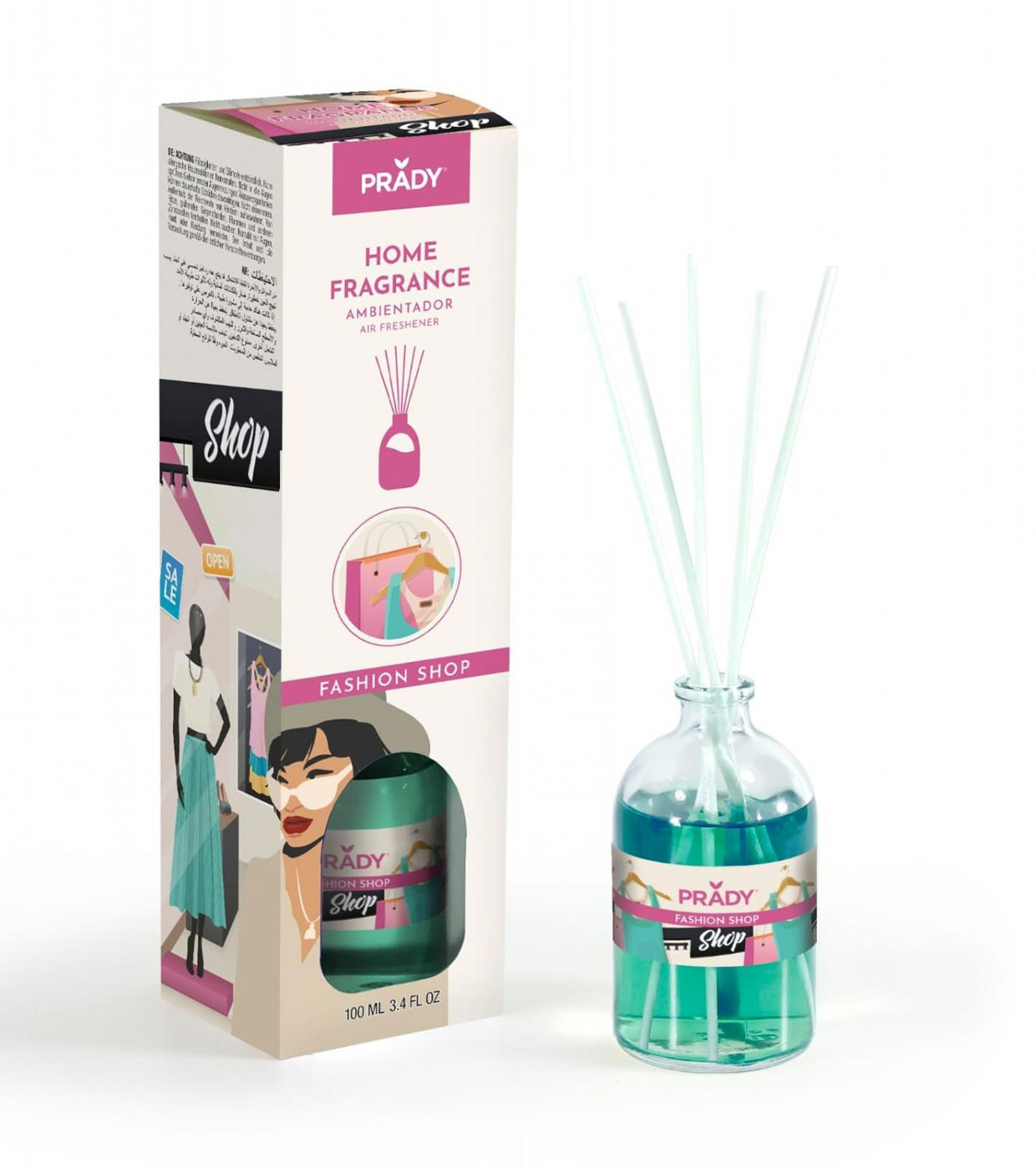Prady - Ambientador Mikado - Fashion Shop