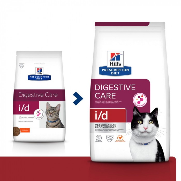 HILL'S Prescription Diet i/d Digestive Care au Poulet - Croquettes pour chat