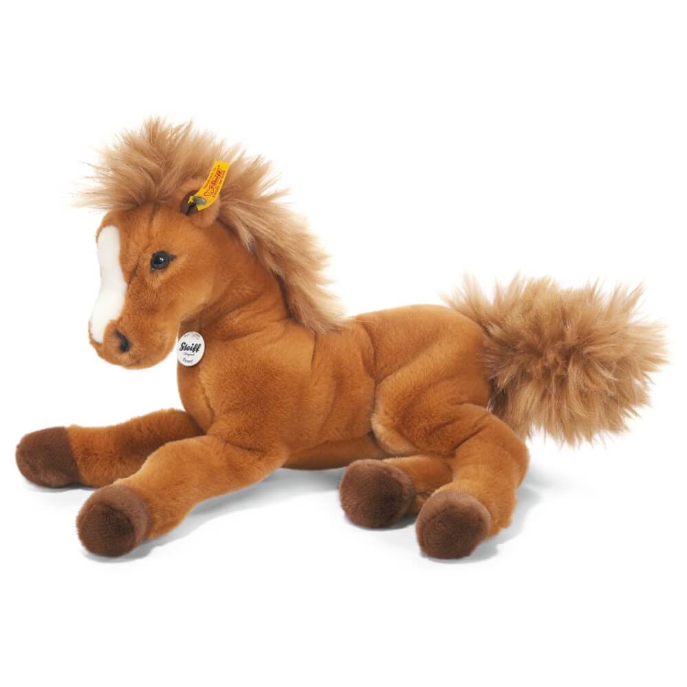 Steiff Fenny Schlenker Holsteiner Pferd, rotbraun, 35 cm