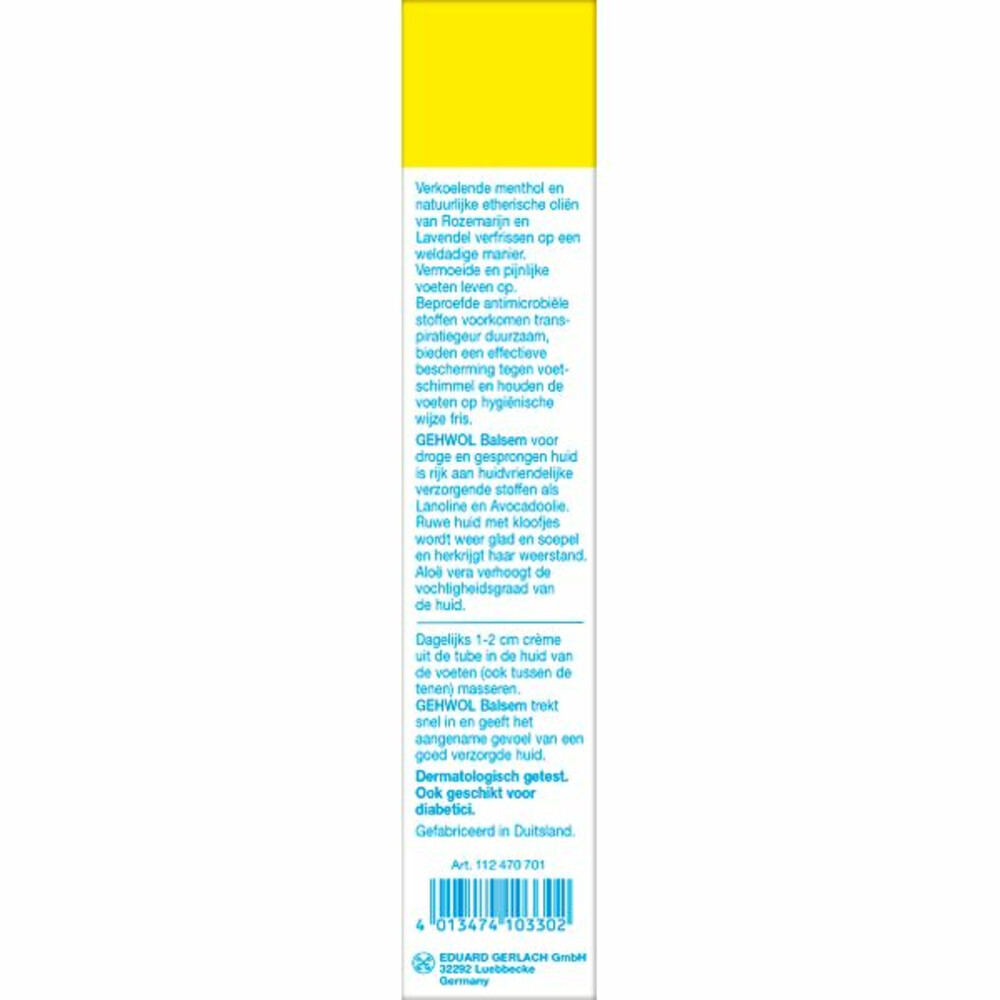 Gehwol Balsem Droge en Gesprongen Huid125 ml