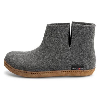 Hausboot Wollfilz Unisex, Grau