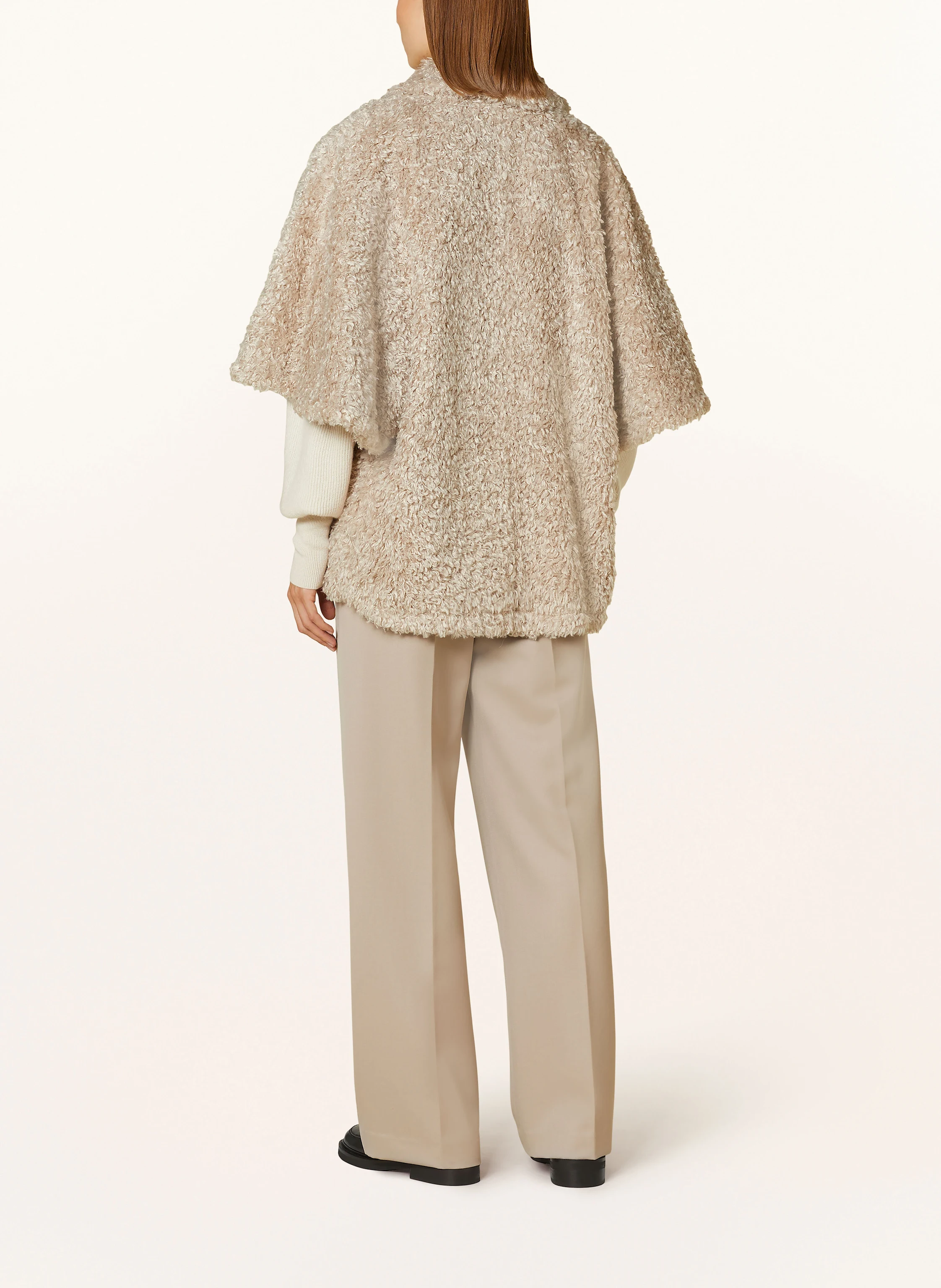 HERNO Kunstfelljacke MANTELLA mit 3/4-Arm