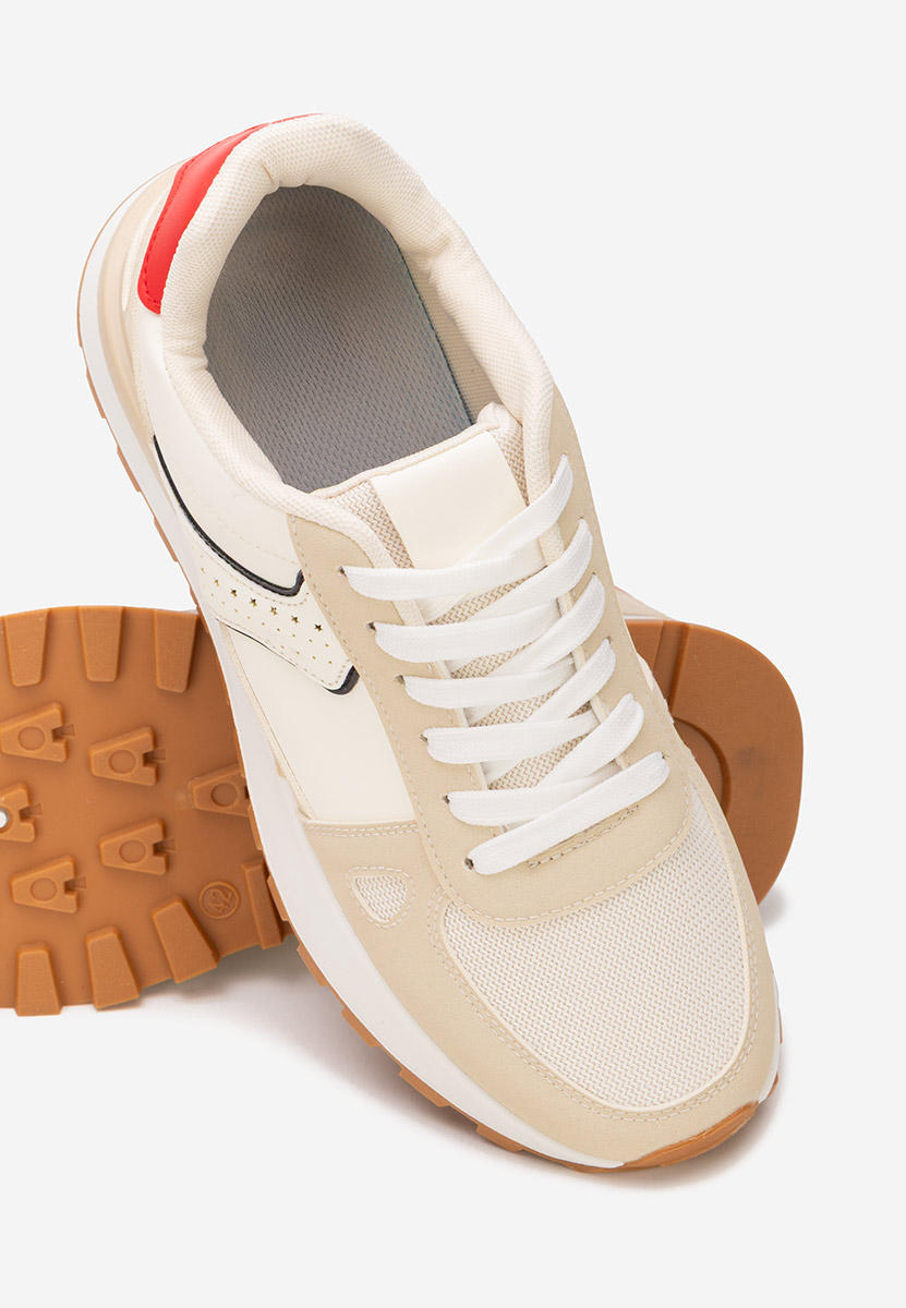 Baskets pour hommes beige Zeymar