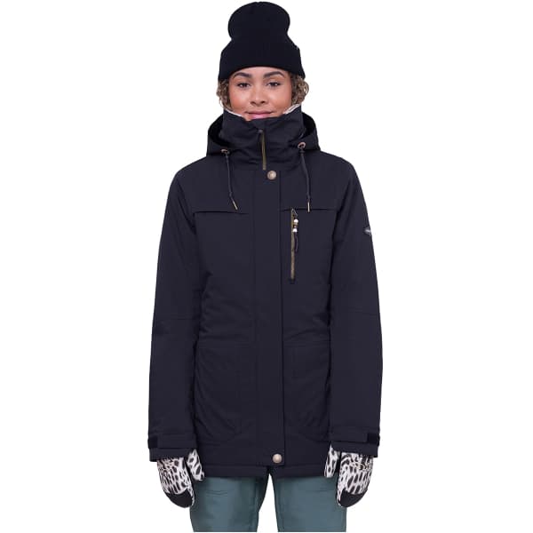 Veste snowboard 686 WMNS SPIRIT INSULATED JACKET BLACK GEO JACQUARD