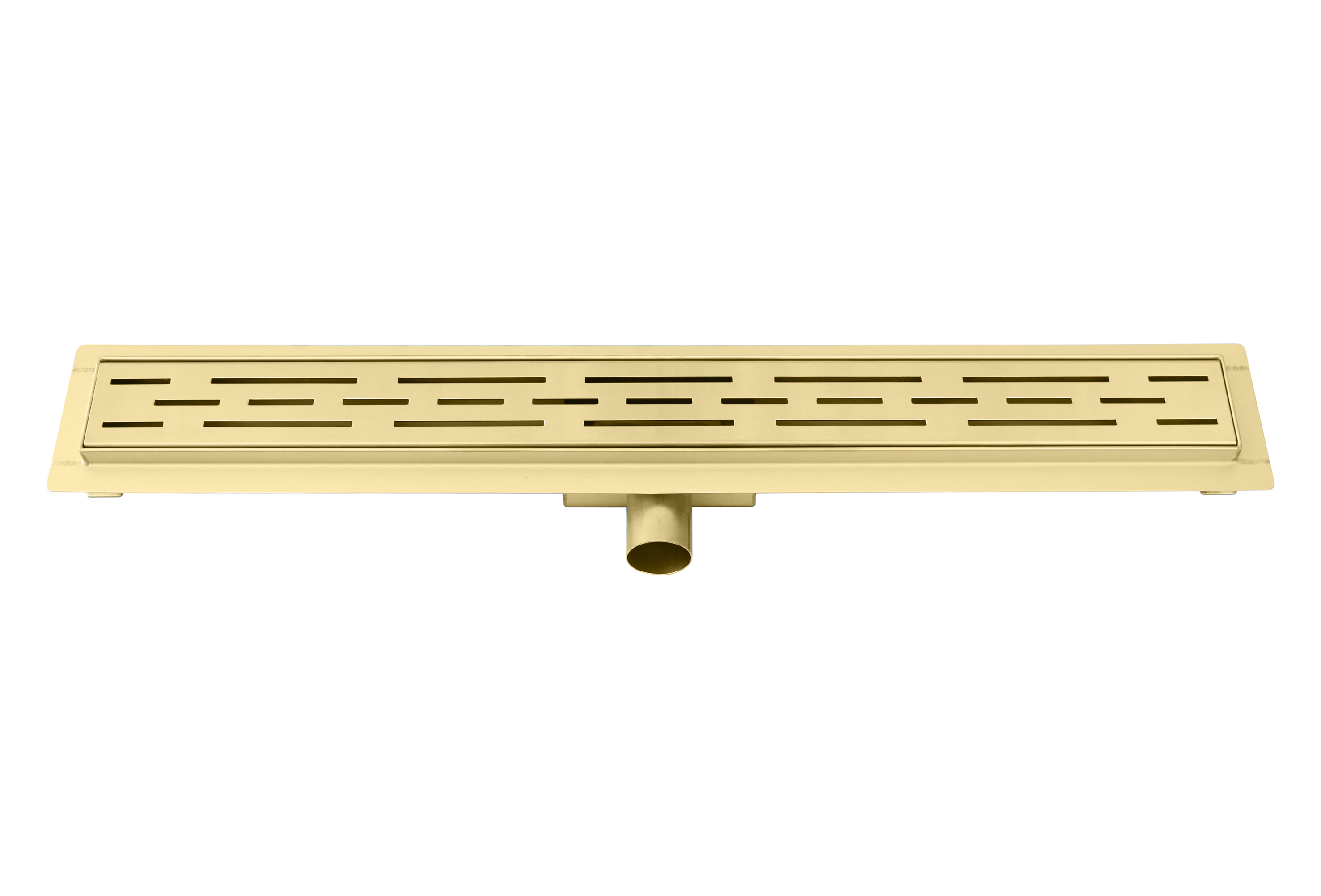 Best Design Nancy douchegoot mat goud met flens 80cm