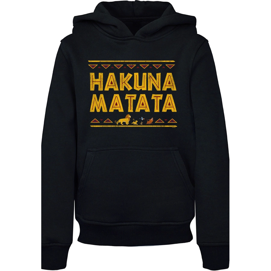 F4NT4STIC Hoodie  König der Löwen Hakuna Matata The Lion King schwarz