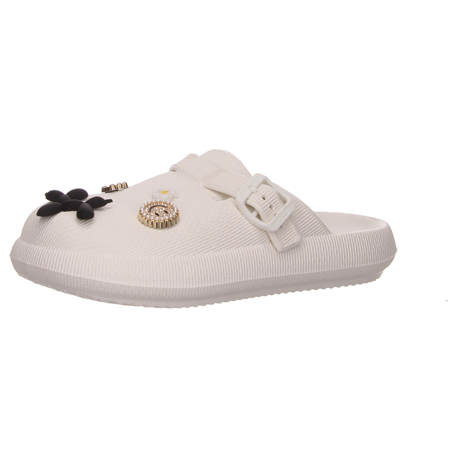 Dockers Pantoletten weiß weiss/weiss kombi