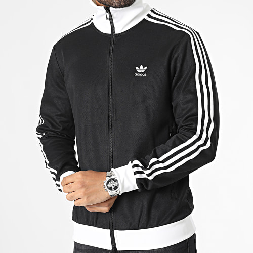 Veste Zippée A Bandes Beckenbauer II5763 Noir