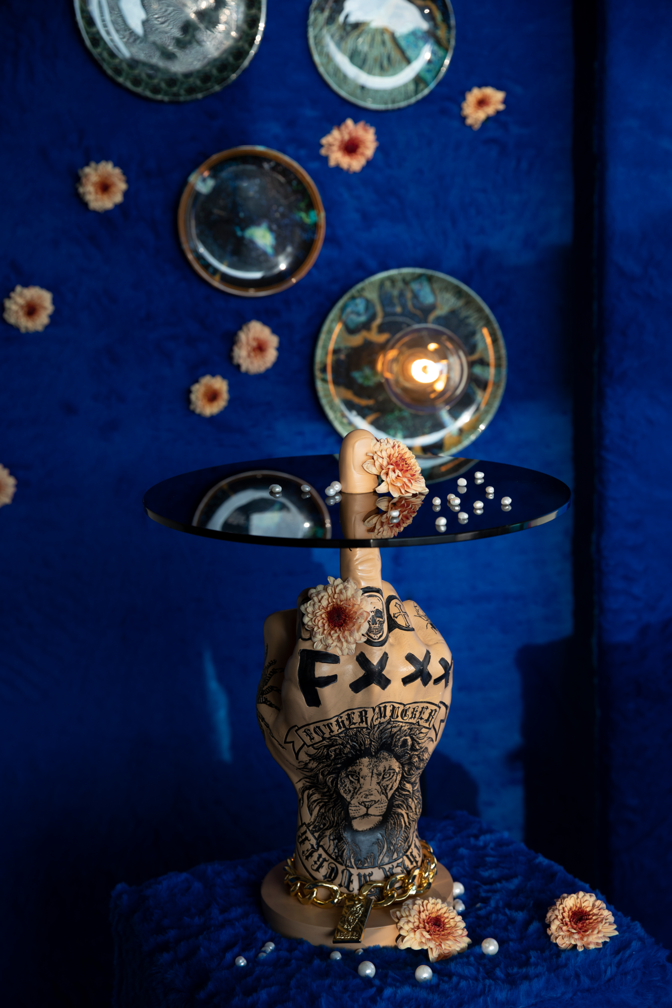FOTHER MUCKER SIDE TABLE LOVE