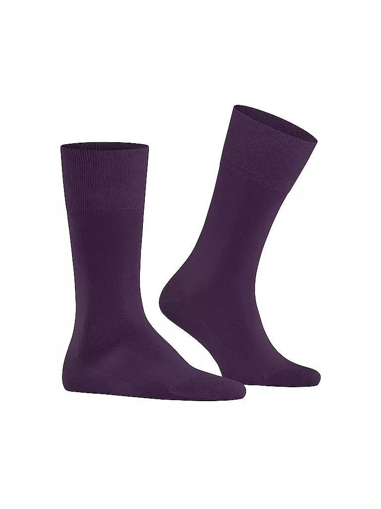 FALKE Socken TIAGO wine berry lila
