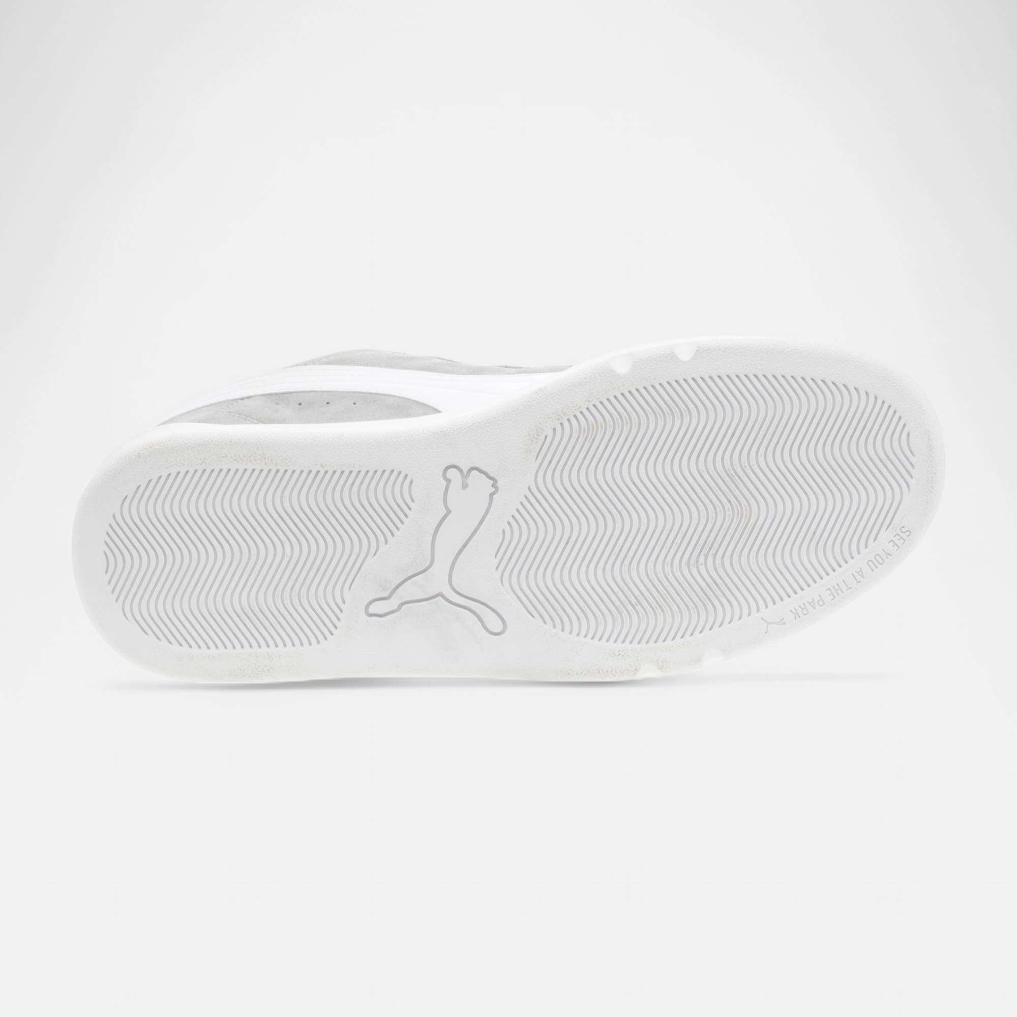 Sneakers Femme en cuir gris
