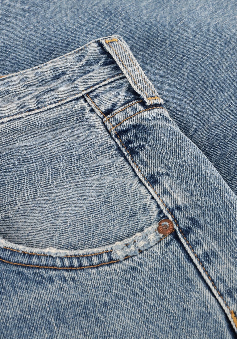 blauwe agolde wide jeans vana fold jean in mantra