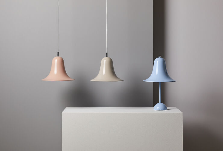 Verpan Pantop Pendant, Ø23 Dusty rose