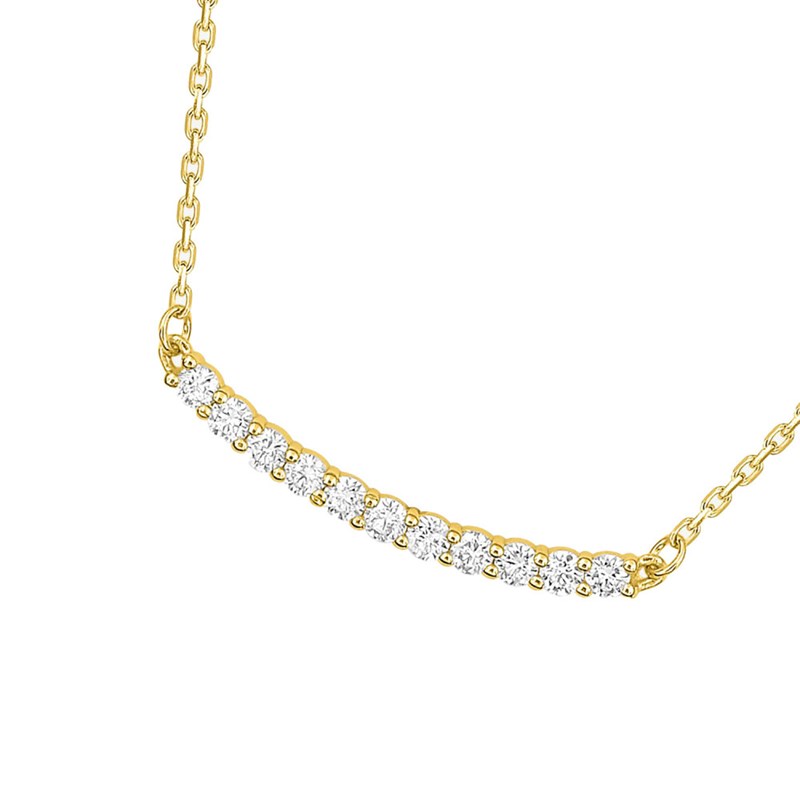 Collier Femme - Oxyde de zirconium - Or 18 Carats - Longueur : 42 cm