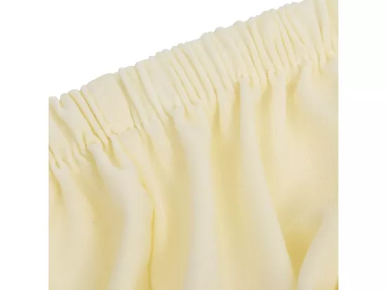 Housse extensible de canapé 3 places Crème Jersey de polyester