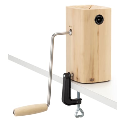 Getreideflocker Futuria M1 Handbetrieb, Zirbenholz