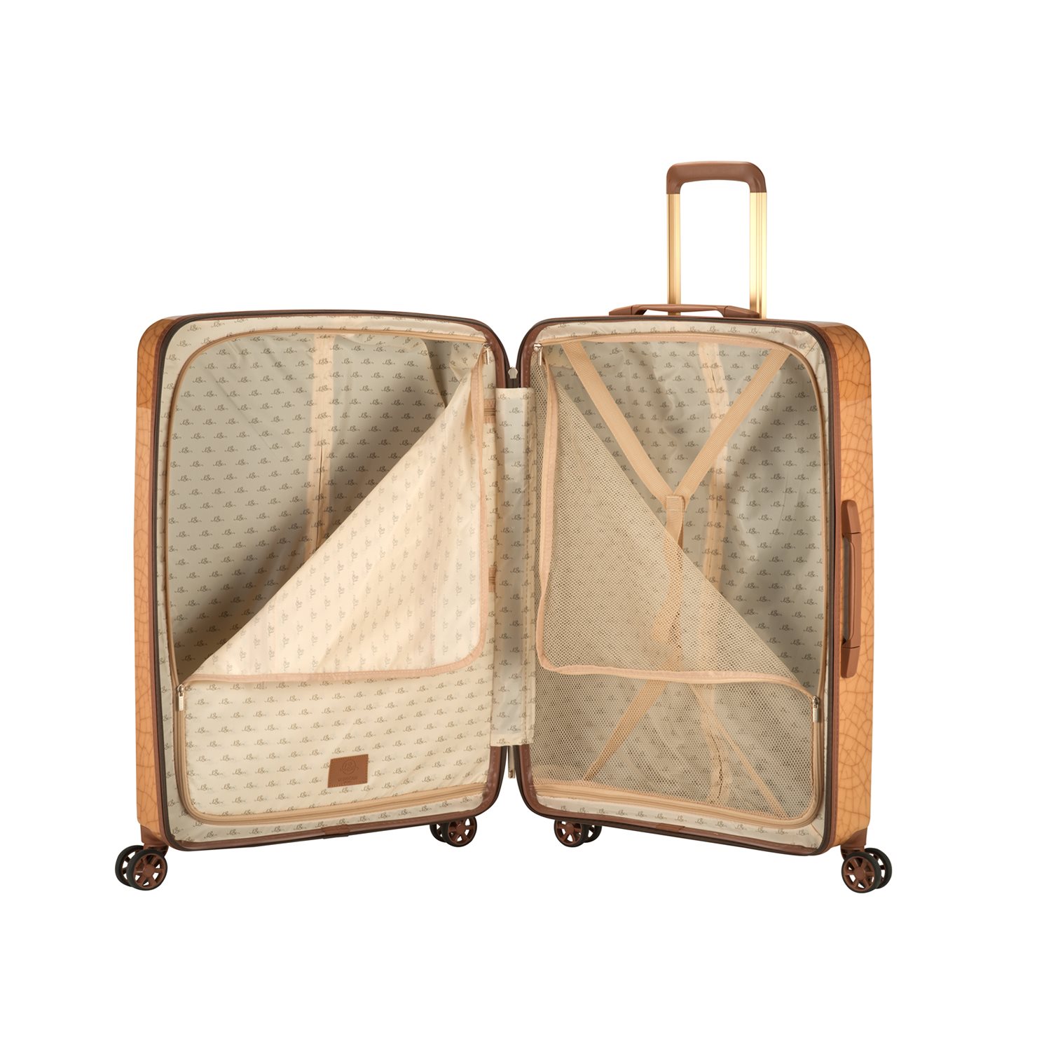 Le Sudcase Craquele Large Trolley terra