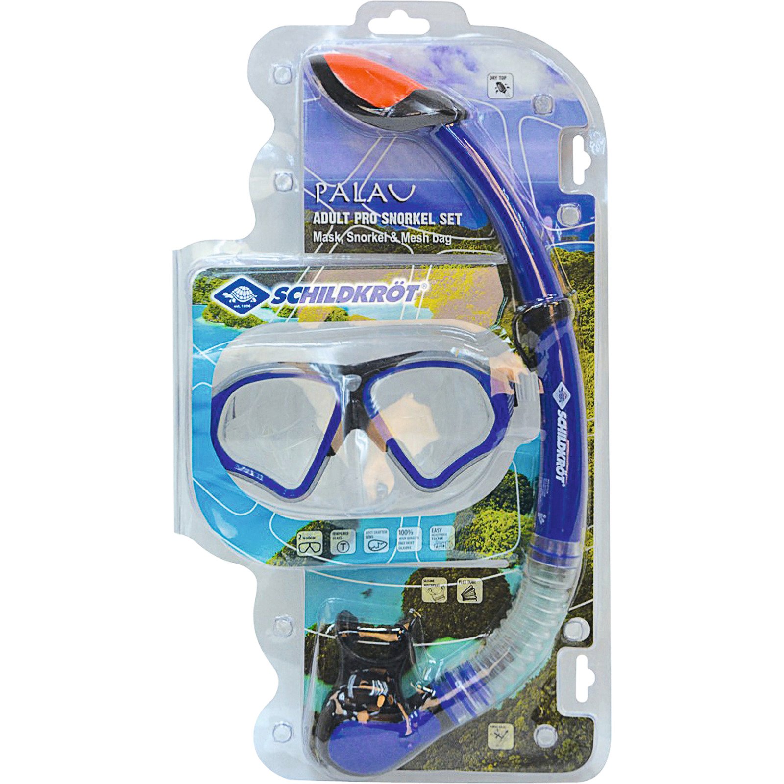 Schildkröt Schnorchel Set Pro Palau 2-t.