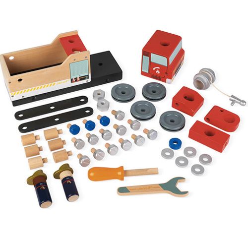 Janod brandweerwagen brico'kids - diy