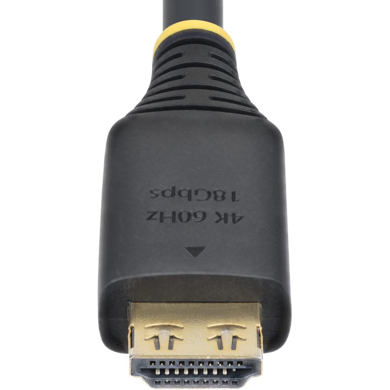 StarTech.com Câble HDMI Haute Vitesse de 5 m avec Connecteurs à Verrouillage, 4K 60 Hz/1440p 144 Hz, HDR10/HDCP 2.2/ARC, 18 Gbps, Câble UHD HDMI pour Téléviseur/Moniteur/Écran, Gaine TPE
