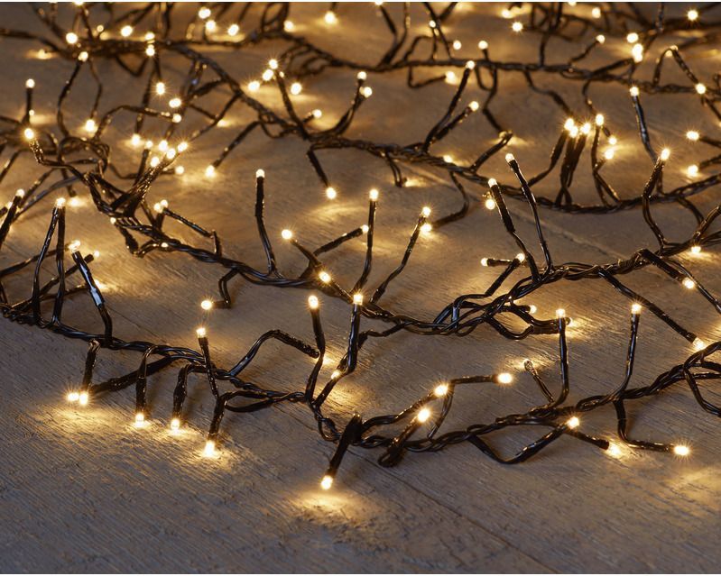 Anna's Collection Clusterverlichting - warm wit - 192 leds - 250 cm - timer - dimmer - kerstverlichting
