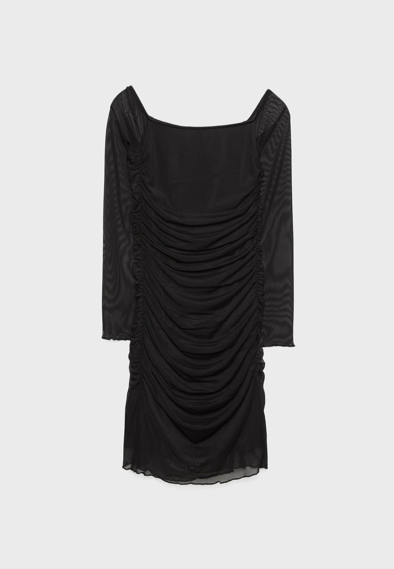Vestido curto de tule