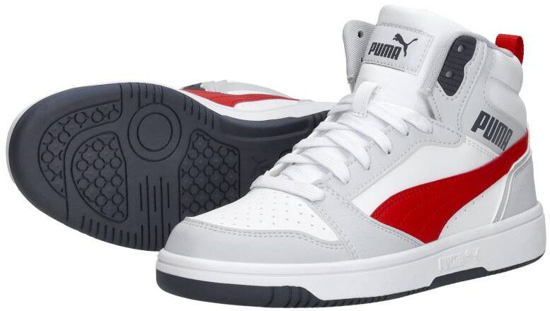 Puma Puma Rebound V6 Mid Jr licht grijs