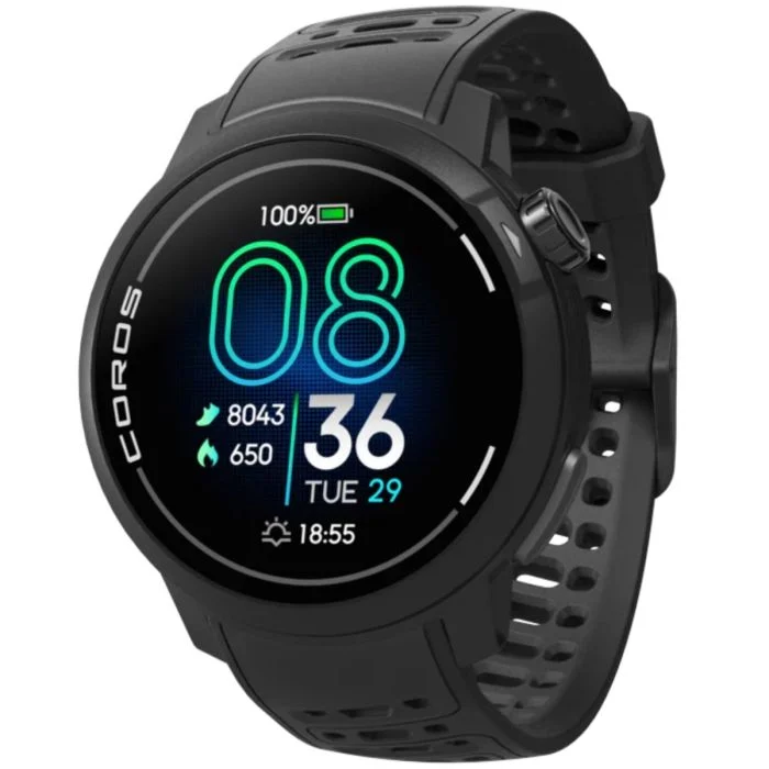 Coros Unisex Ure Pace Pro (Silicone Band) Sort